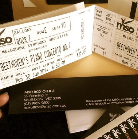 tickets to beethoven concert