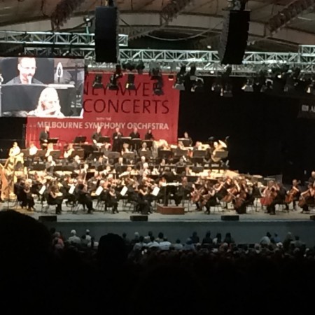 Melbourne Symphony Orchestra playing