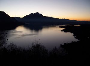 Lake Lucerne at twilight