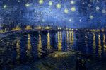 starry night over the rhone van gogh