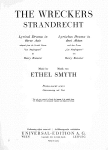 Front page of opera program showing Ethel Smyth and Henry Brewster